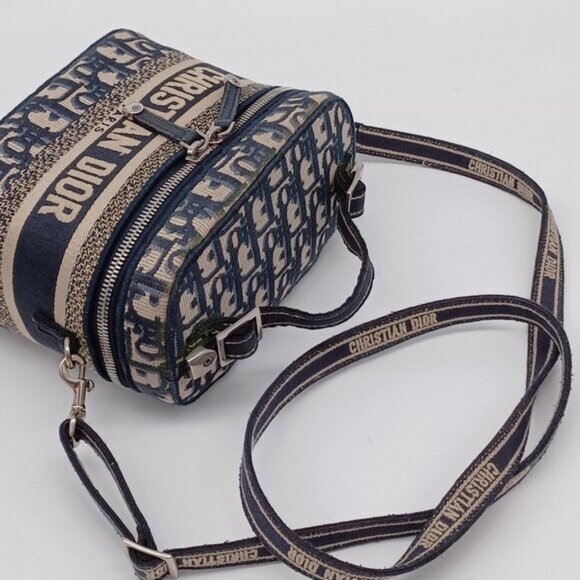 Christian Dior Oblique Small Travel Vanity Case w/Shoulder Strap -1130-092025 - Picture 11 of 16